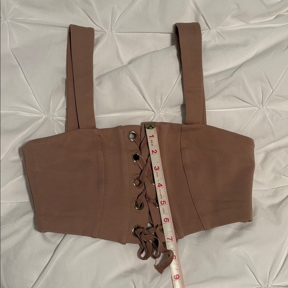 Stylish Black, Tan, and Striped Women's Tops Set - Picture 6 of 10